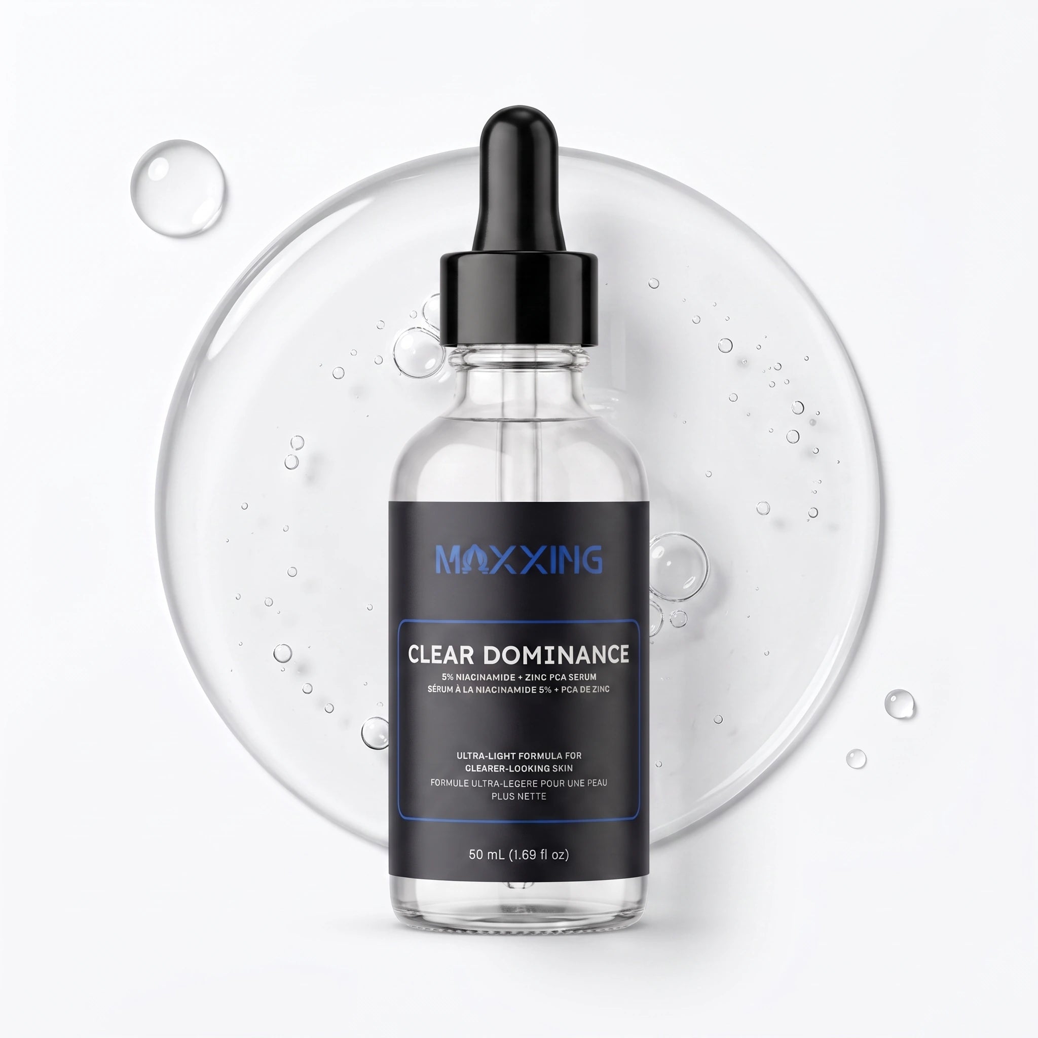 Clear Dominance Niacinamide 5% + Zinc Serum texture swatch