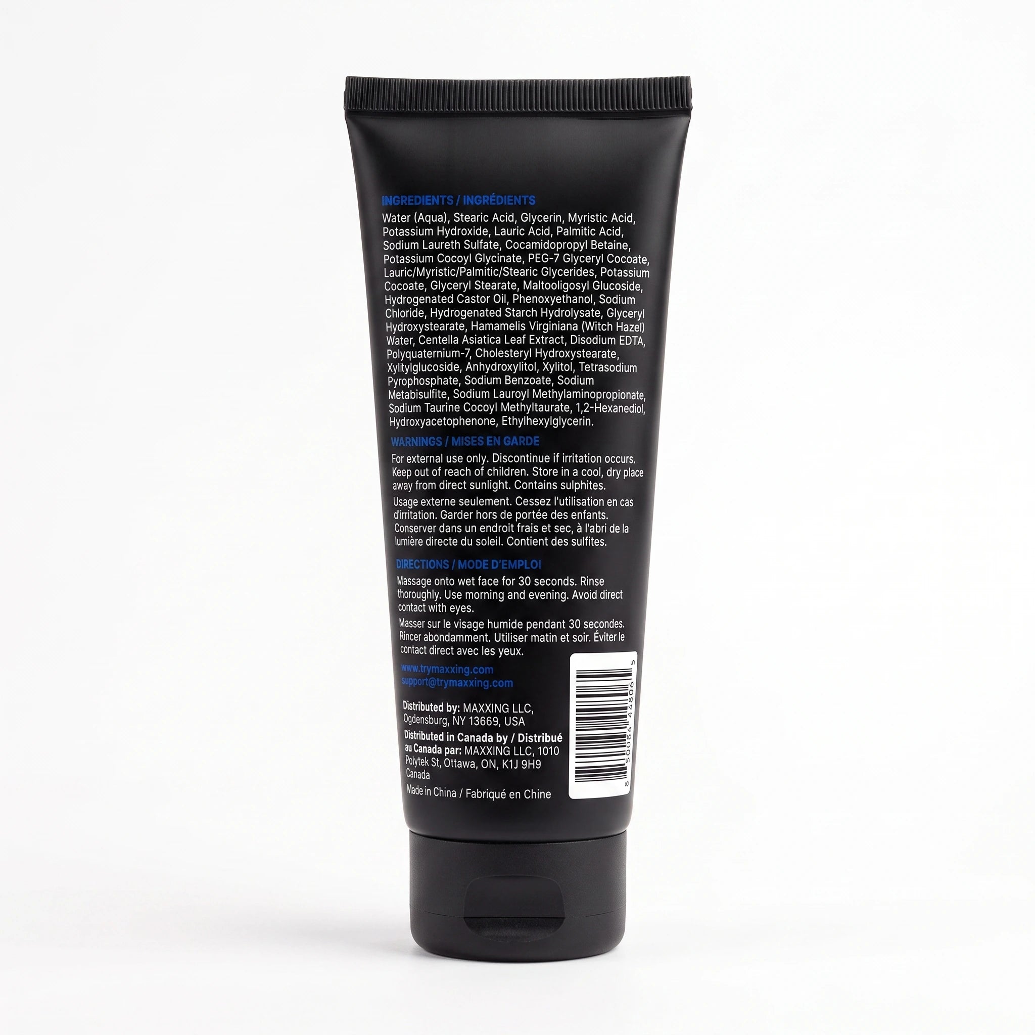 Fresh Start Hydrating Cleanser bottle back label
