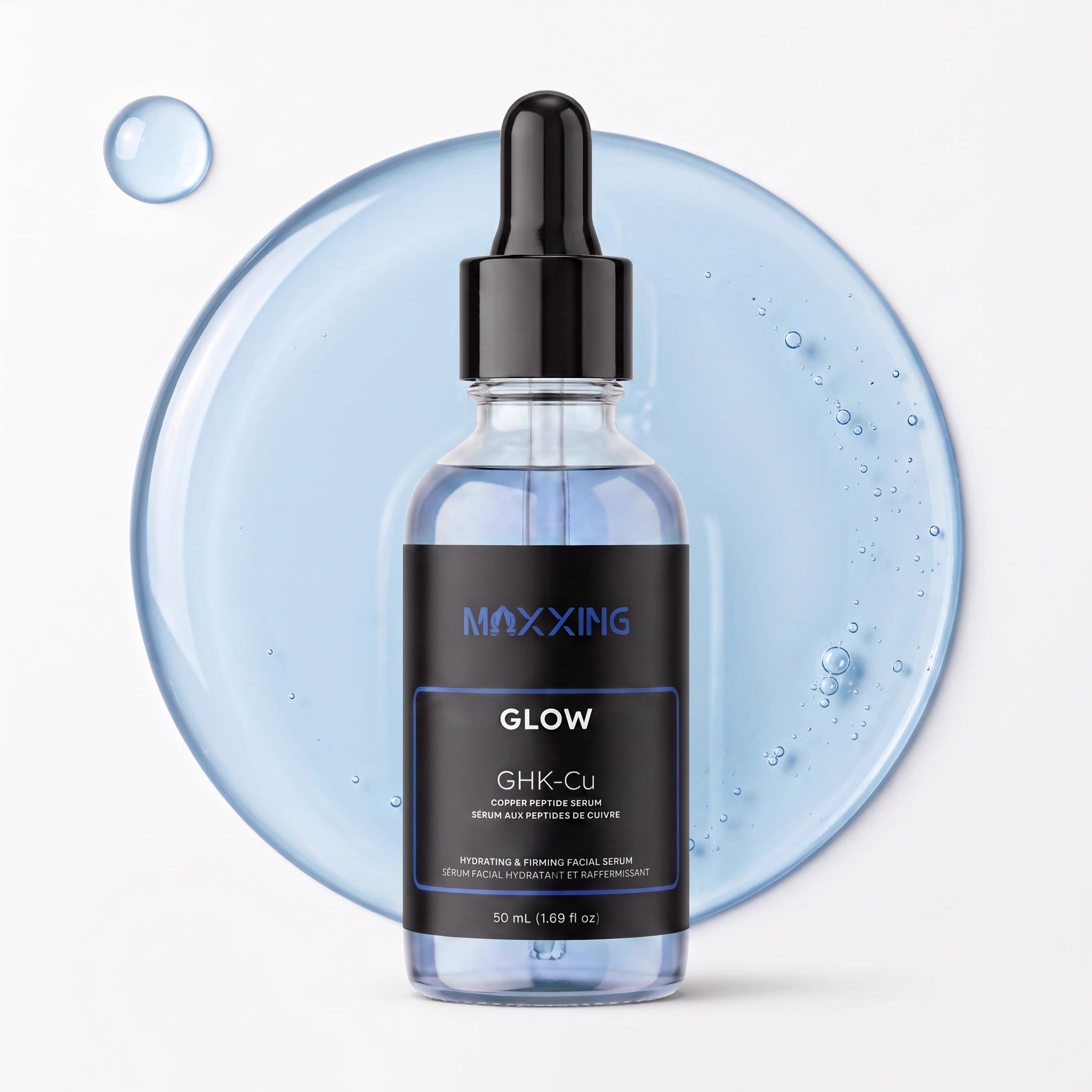 Glow GHK-Cu Copper Peptide Serum texture swatch
