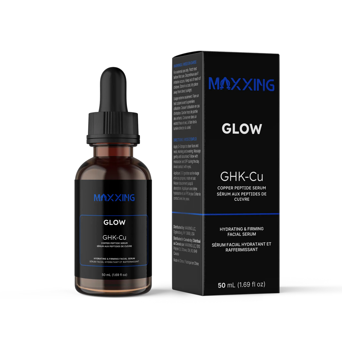 MAXXING Glow GHK-Cu 0.2% Copper Peptide Serum