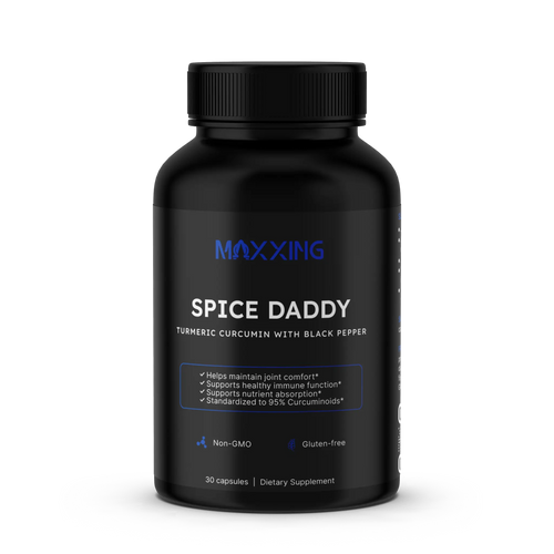 MAXXING Spice Daddy Turmeric Extract 500mg + Black Pepper Capsules - MAXXING