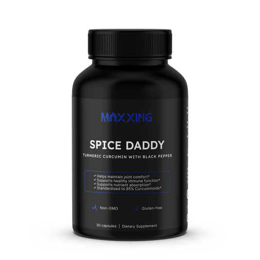 MAXXING Spice Daddy Turmeric Extract 500mg + Black Pepper Capsules