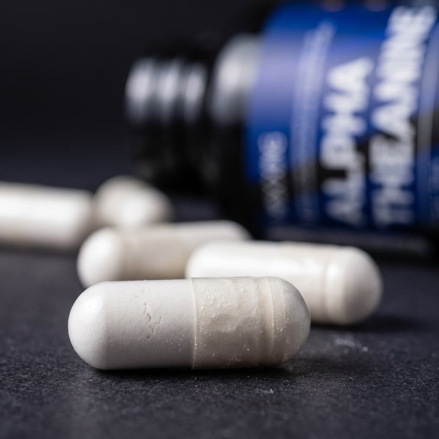 Alpha Theanine capsules macro