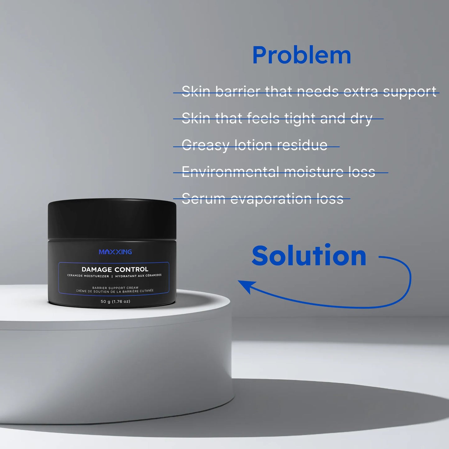 MAXXING Damage Control Ceramide Barrier Moisturizer