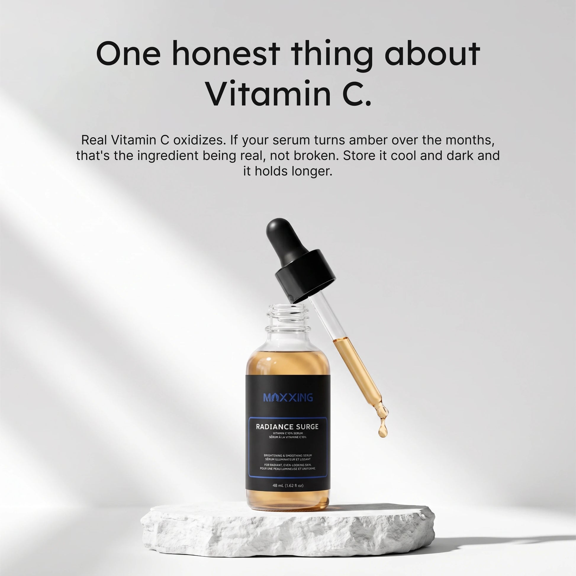 Radiance Surge Vitamin C 10% Serum highlight graphic