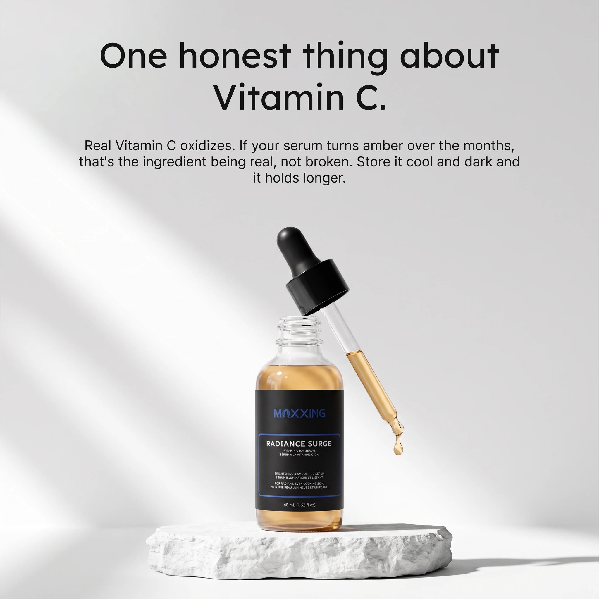 Radiance Surge Vitamin C 10% Serum highlight graphic
