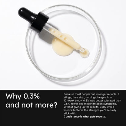 Smooth Criminal Retinol 0.3% Serum highlight graphic